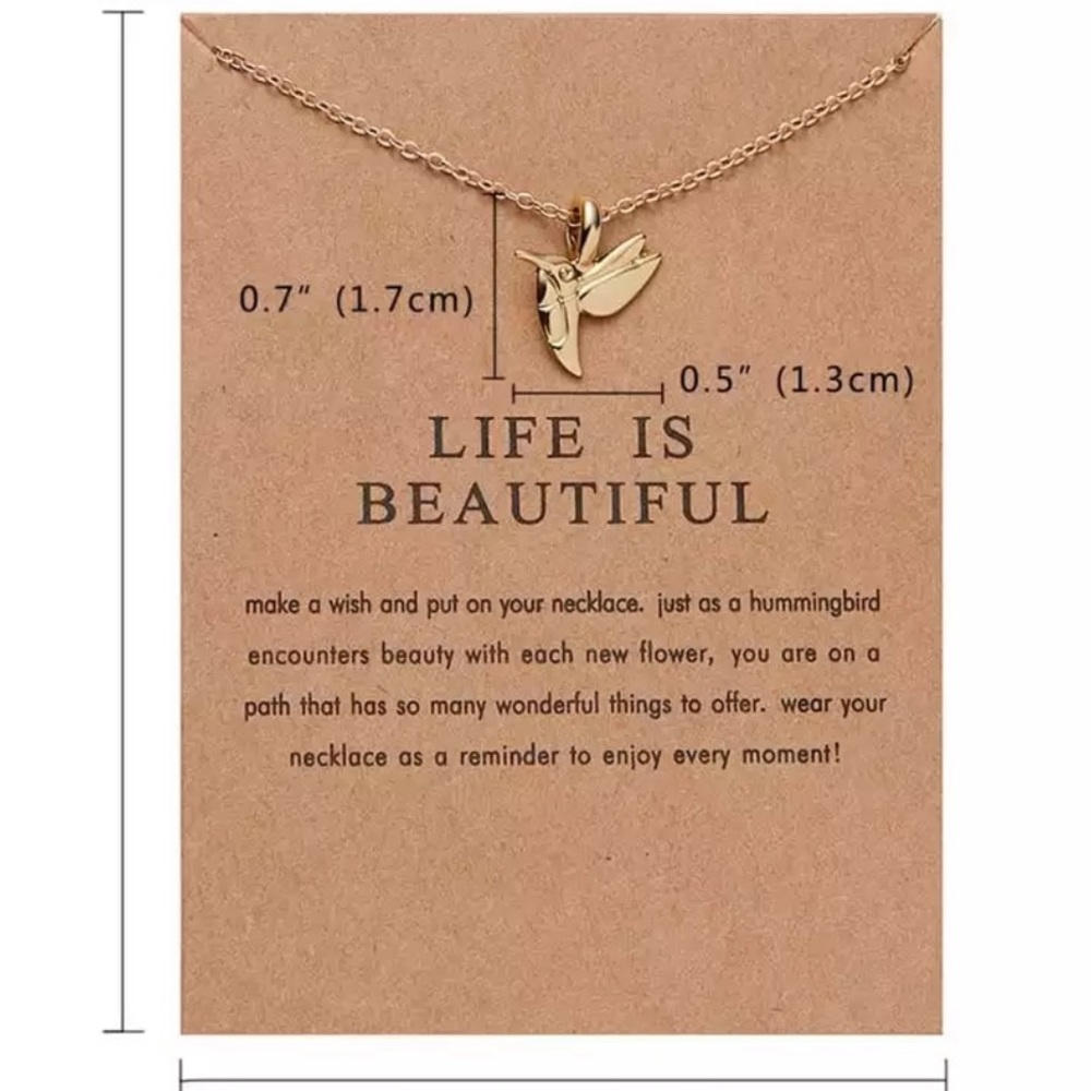 Gold Bird Necklace